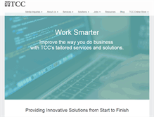 Tablet Screenshot of e-tcc.com